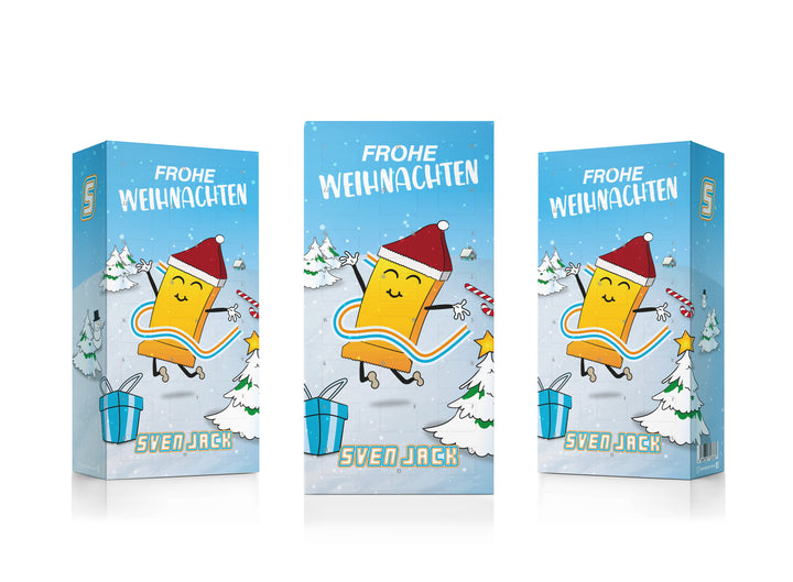 SvenJack Adventskalender 2025 | 49x65g | Fitness Kalender