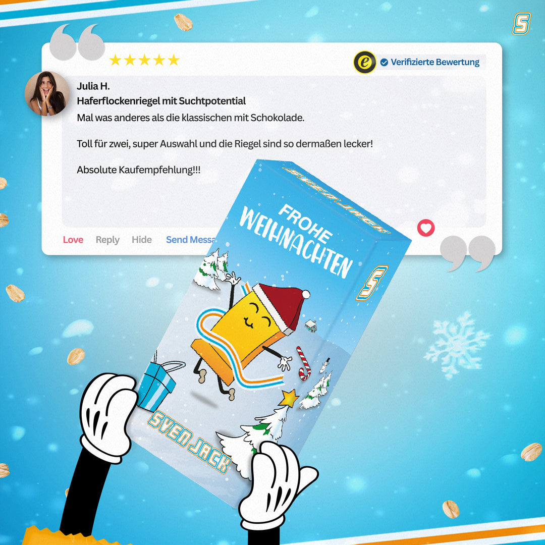 SvenJack Adventskalender 2025 | 49x65g | Fitness Kalender