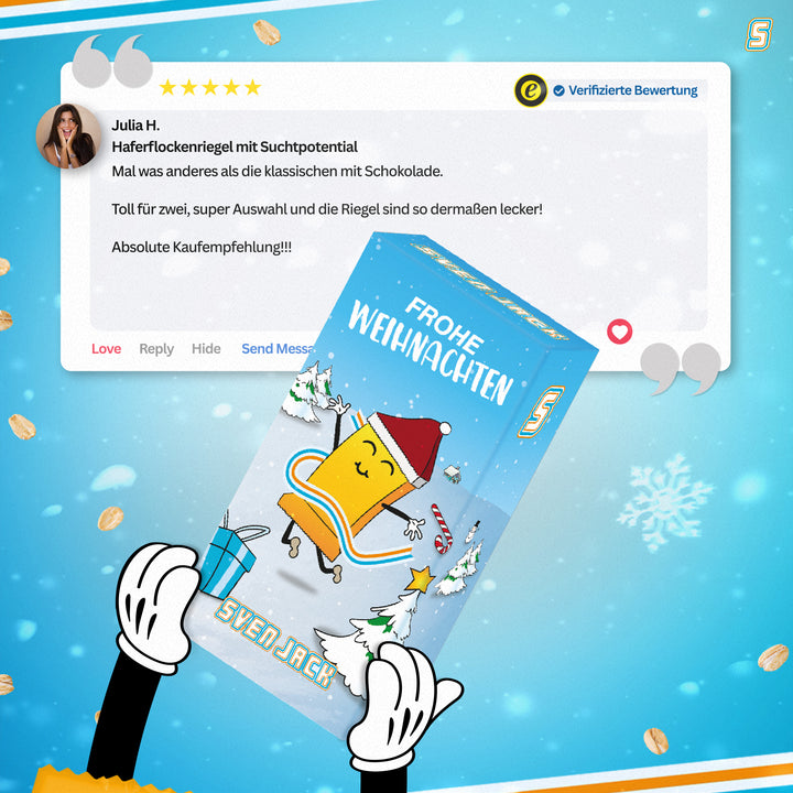 SvenJack Adventskalender 2025 | 49x65g | Fitness Kalender